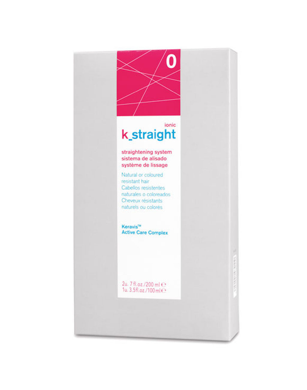 LAKME - K-STRAIGHT IONIC 0 - NATURAL OR COLOURED RESISTANT HAIR - CONTAINS(1 STRAIGHTENING CRÈME 200ML + NEUTRALISING BALM 200ML + THERMAL LOTION  100ML)